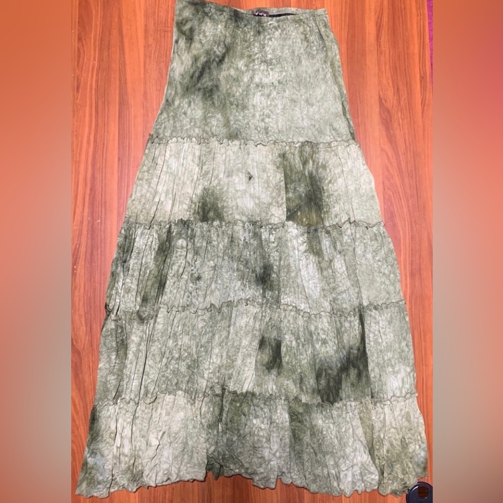 Surrealist maxi skirt
